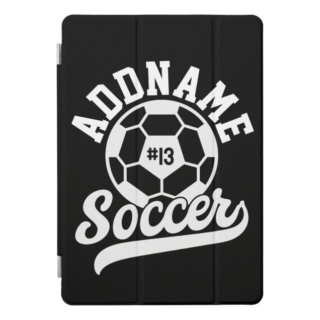Soccer Player ADD NAME Football Team Personalized iPad Pro Cover