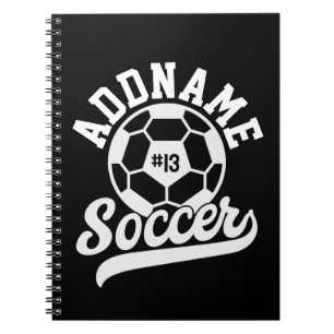 Soccer Player ADD NAME Football Team Personalized Notebook