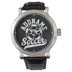 Soccer Player ADD NAME Football Team Personalized Watch