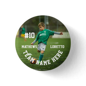 Soccer Player Add Name Number Team and Photo Button