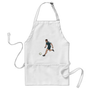 Soccer Player Adult Apron
