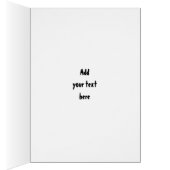 Soccer player and ball custom gift cards (Inside (Right))