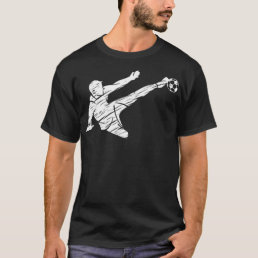 Soccer player and soccer fan motif vintage  T-Shirt