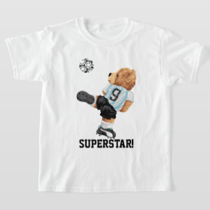 Soccer Player Bear T-Shirt