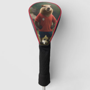 Soccer Player Capybara, Golf Head Cover