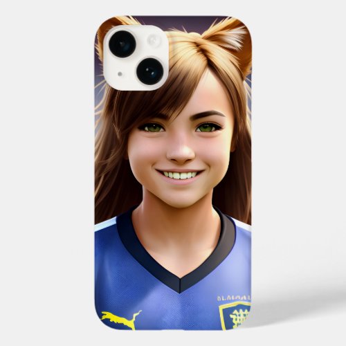 Soccer player catgirl with undeniable charisma Case_Mate iPhone 14 case