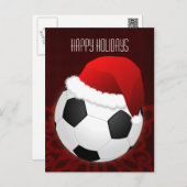 soccer player Christmas Cards (Front/Back)