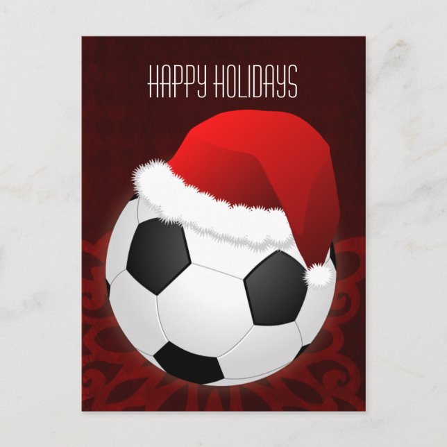 soccer player Christmas Cards (Front)