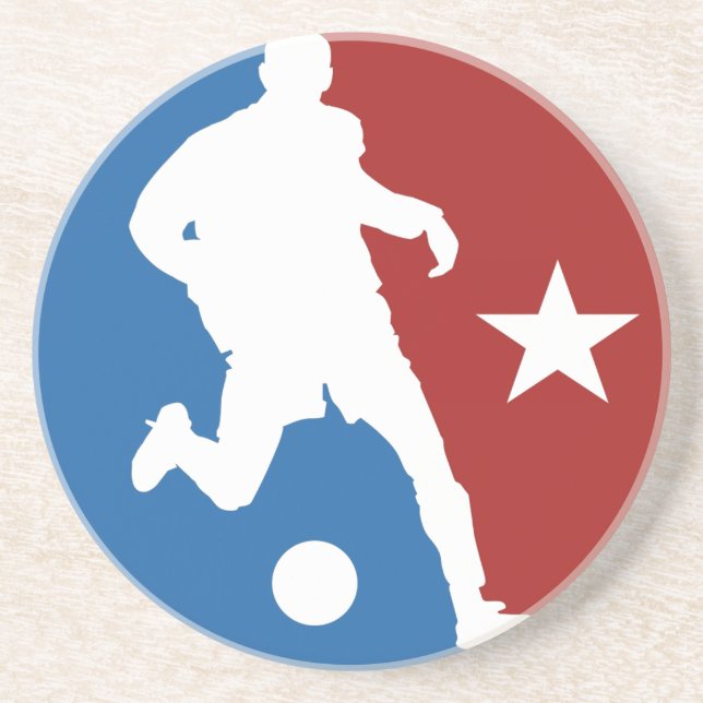 Soccer Player custom coaster (Front)
