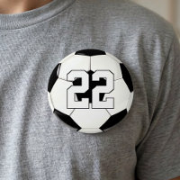 Soccer Player Custom Jersey Number/Text Sports Fan