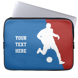 Soccer Player custom laptop sleeve