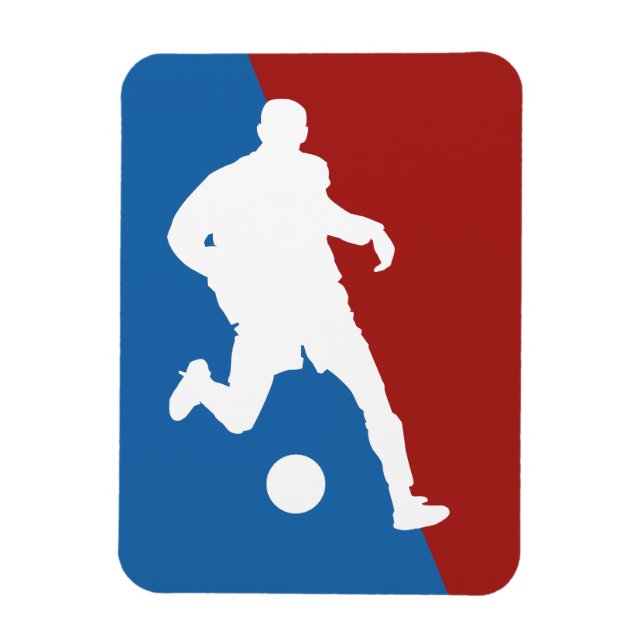 Soccer Player custom magnet (Vertical)