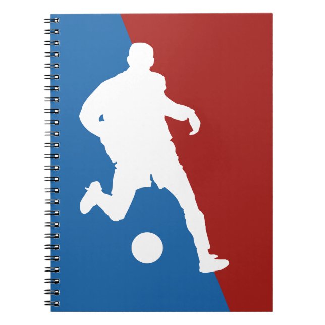 Soccer Player custom notebook (Front)