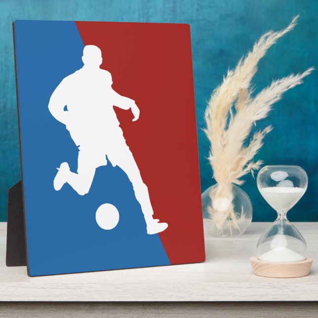 Soccer Player custom plaque (Side)