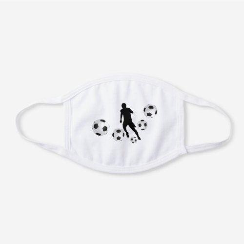 Soccer Player Football Soccer Ball Kids Face Mask