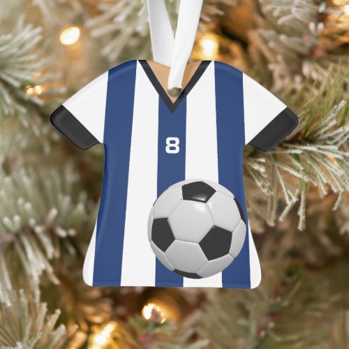 Soccer Player Footballer Personalized Ornament