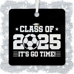 Soccer Player Graduation Class of 2025 Senior Metal Ornament