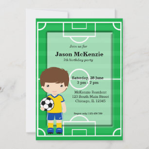 Soccer player invitation