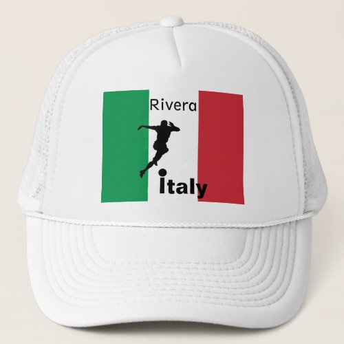 Soccer Player Italy customizable Trucker Hat