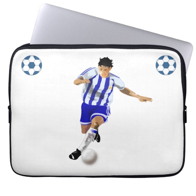 Soccer Player   Laptop Sleeve (Front)