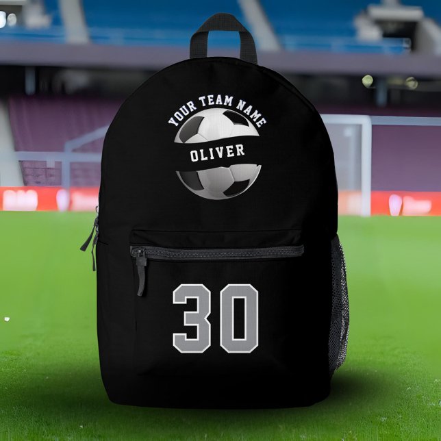 Soccer Player Name Number Team Name Sports Printed Backpack (Creator Uploaded)