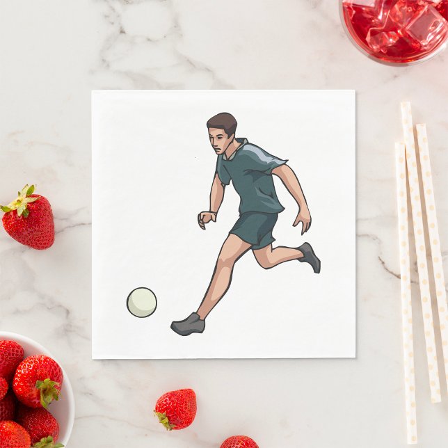 Soccer Player Napkins (Creator Uploaded)