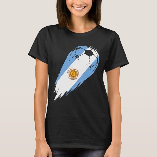 Soccer Player Of Pride Argentina  T-Shirt (Front)