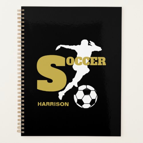 Soccer Player Personalized Graphic Planner