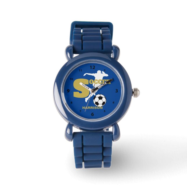Soccer Player Personalized Graphic Watch (Front)