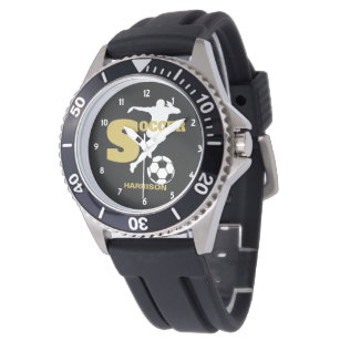 Soccer Player Personalized Graphic Watch