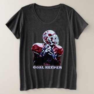 soccer player plus size T-Shirt