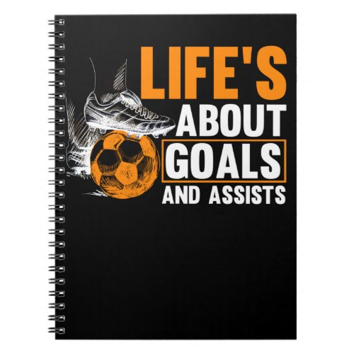 Soccer Player Soccer Boys Girls Goals Notebook