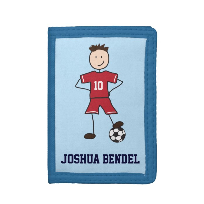 Soccer Player Soccer Position Boys Wallet