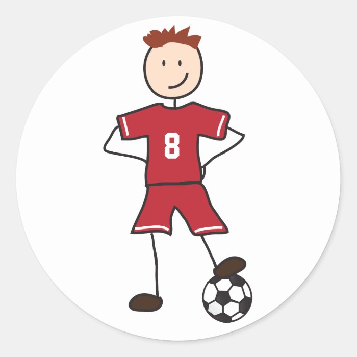 Soccer Player Soccer Position Stickers