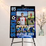 Soccer Player Sports Senior Night Photo Collage Foam Board<br><div class="desc">Personalized soccer senior sports photo collage for athlete and sports player. This customizable photo gift is perfect for senior night, sports award banquet or birthday gift for your athlete son, daughter or student. It's a great way to display precious moments and memories from their sports games. The poster features a...</div>