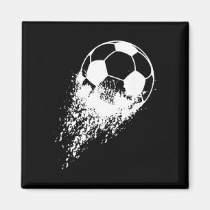 Soccer Player Sports Vintage Men Boys Soccer Byll Magnet