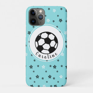 Soccer Player Stars Ball Kid Athlete Personalized iPhone 11 Pro Case