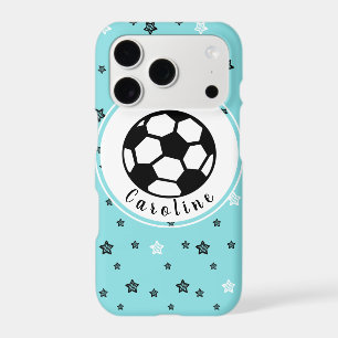 Soccer Player Stars Ball Kid Athlete Personalized iPhone 17 Pro Case