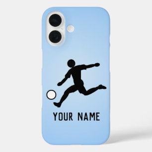 Soccer Player with ball - League Footballer custom iPhone 16 Case
