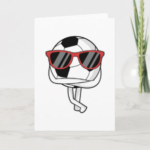 Soccer player with Sunglasses at Soccer Card