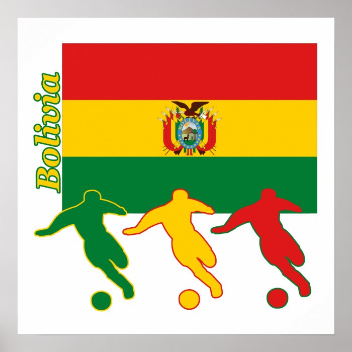 Soccer Players   Bolivia Print