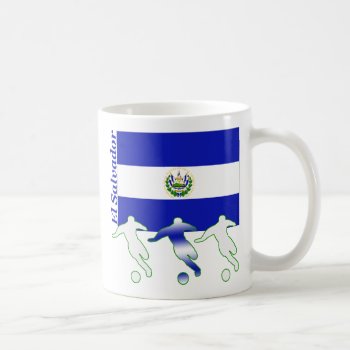 Soccer Players - El Salvador Coffee Mug by nitsupak at Zazzle