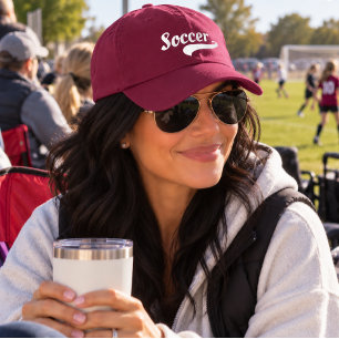 Soccer Players, Fans, Coaches, Sporty Gift Hat