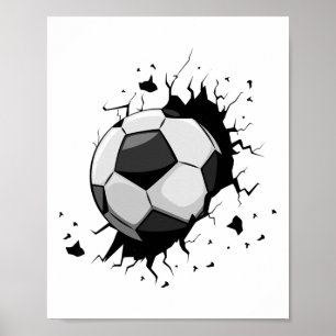 Soccer Players Soccer Team Graphic Sports Soccer Poster