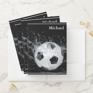 Soccer pocket folder