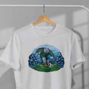 Soccer Polar Bear   T-Shirt