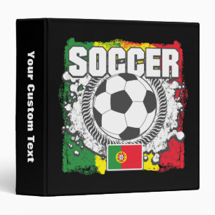 Soccer Portugal 3 Ring Binder