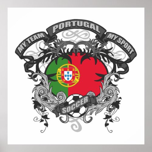 Soccer Portugal Poster