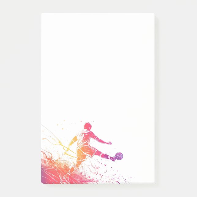 Soccer  post-it notes (Front)