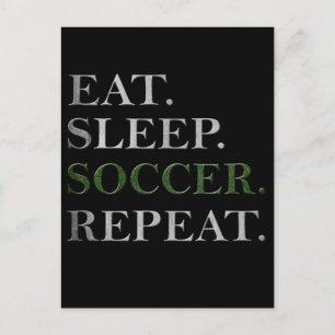 soccer postcard
